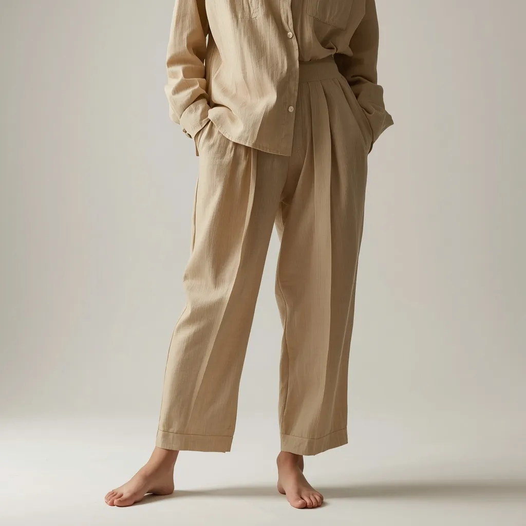 Pantalón de lino relajado de la nueva colección 2026